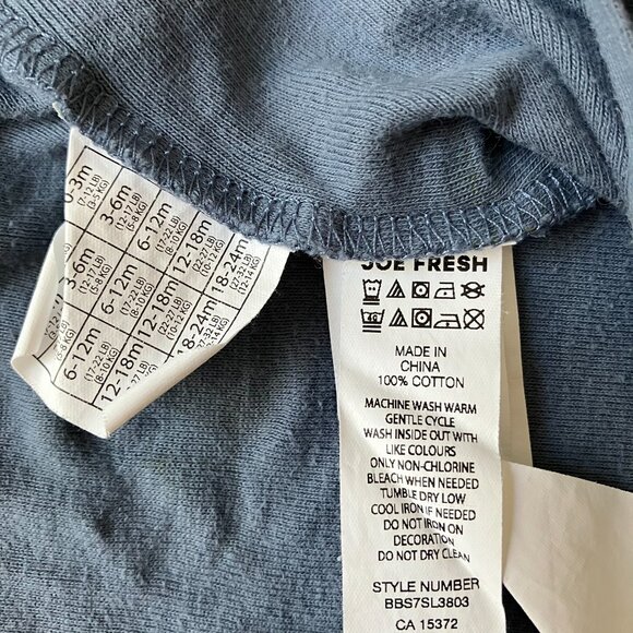 Joe Fresh Baby Romper 3-6M | Palm Tree Print | Short Sleeve Summer One-Piece - Picture 4 of 16